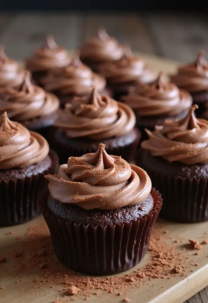 27 Easy Cupcake Decorating Ideas for Every Occasion - 22. Chocolate Mousse Cupcakes