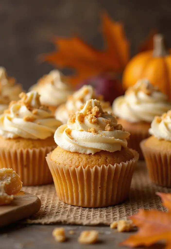27 Fall Cupcake Ideas That Taste Like Cozy Season - 26. Honeycomb Cupcakes