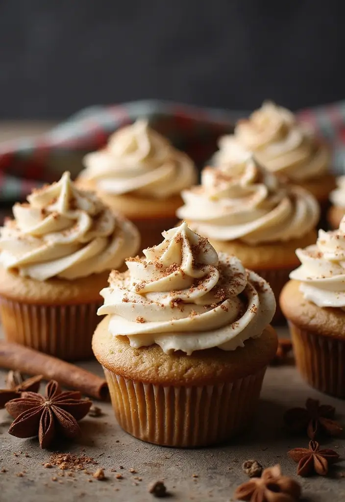 27 Fall Cupcake Ideas That Taste Like Cozy Season - 5. Chai Latte Cupcakes