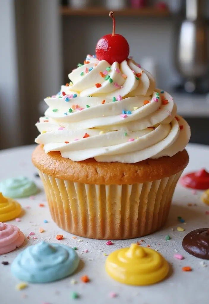 27 Giant Cupcake Ideas for a Show-Stopping Centerpiece - 17. Baking Class Cupcake