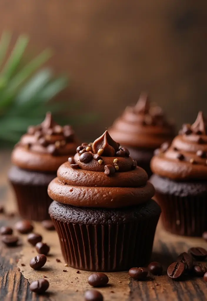 30 Adorable Cupcake Ideas for Baby Showers and Parties - 28. Mocha Coffee Cupcakes
