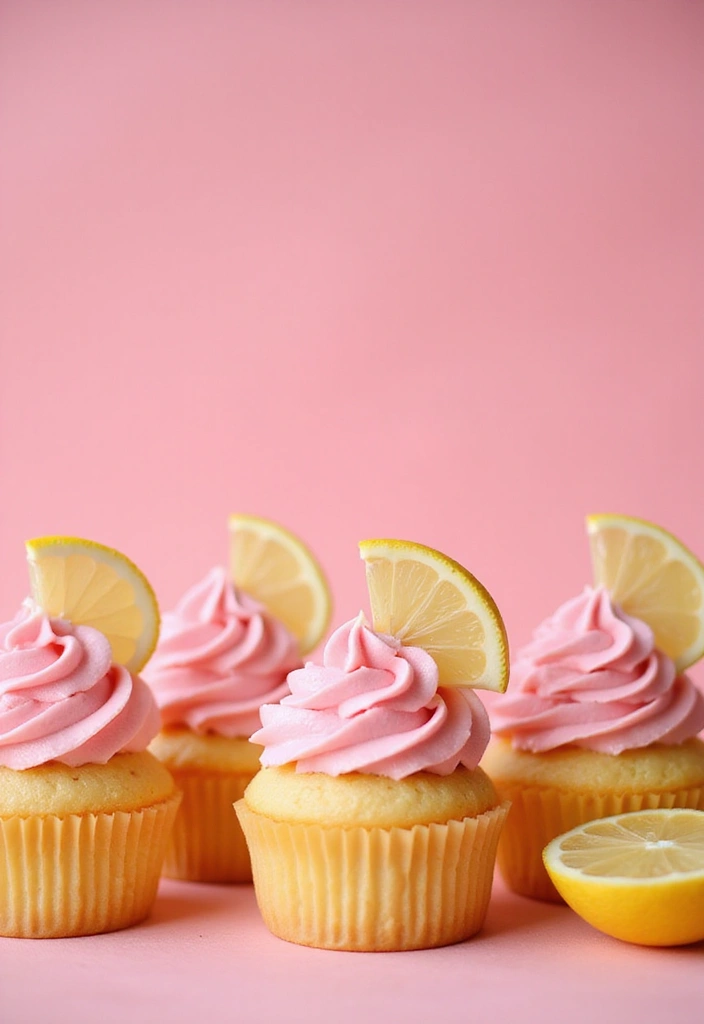 30 Adorable Cupcake Ideas for Baby Showers and Parties - 5. Pink Lemonade Cupcakes