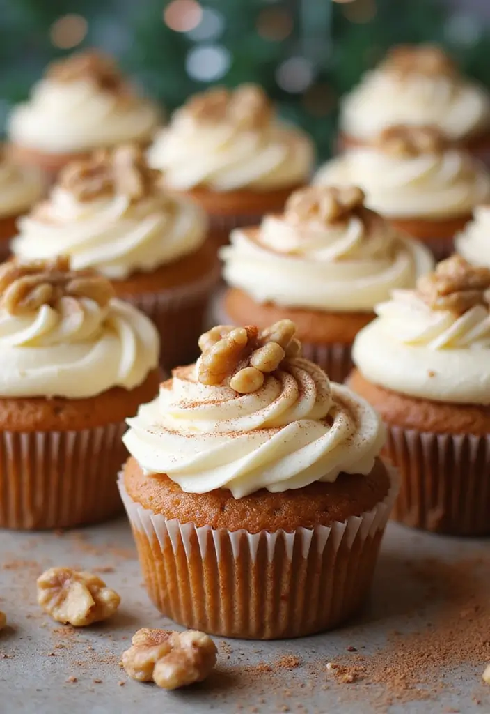 30 Adorable Cupcake Ideas for Parties and Celebrations - 19. Carrot Cake Cupcakes