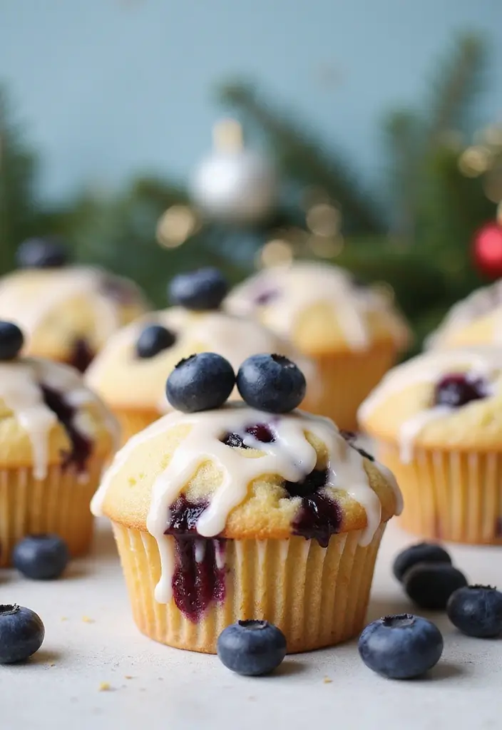 30 Adorable Cupcake Ideas for Parties and Celebrations - 22. Blueberry Muffin Cupcakes