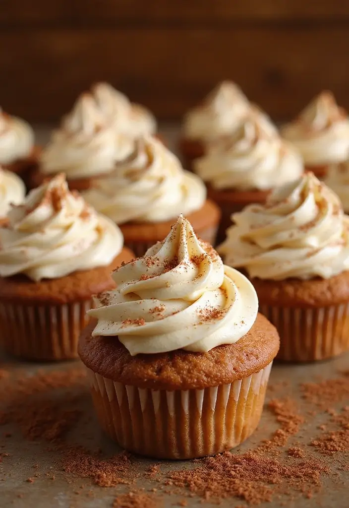 30 Adorable Cupcake Ideas for Parties and Celebrations - 25. Churro Cupcakes