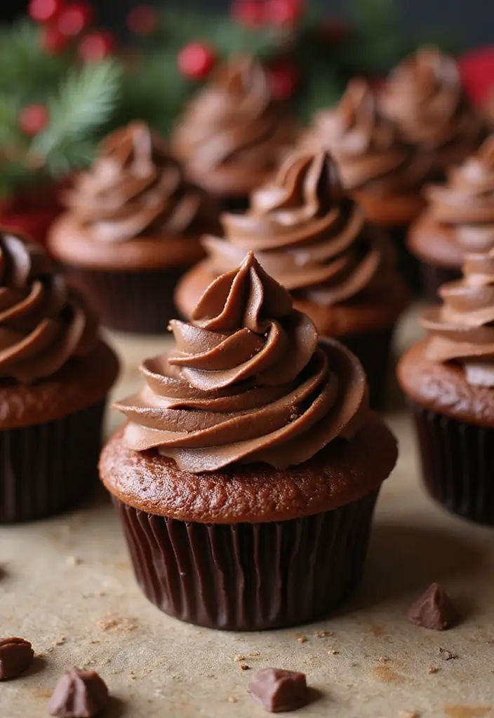 30 Adorable Cupcake Ideas for Parties and Celebrations - 27. Nutella-filled Cupcakes