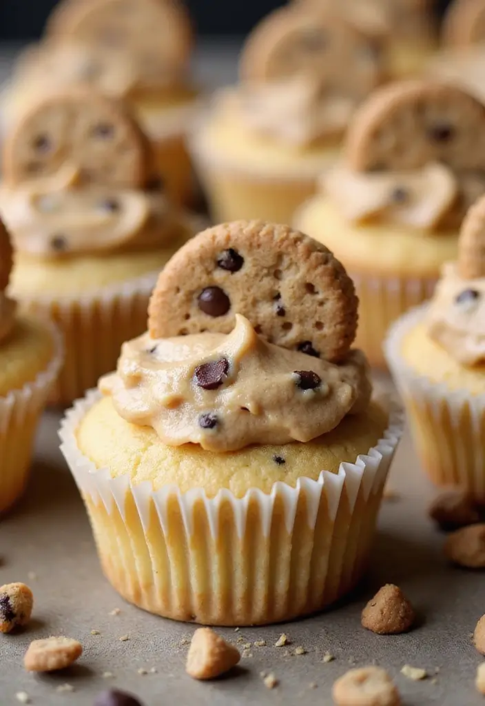 30 Christmas Cupcake Decorating Ideas for Festive Baking - 10. Christmas Cookie Cupcakes