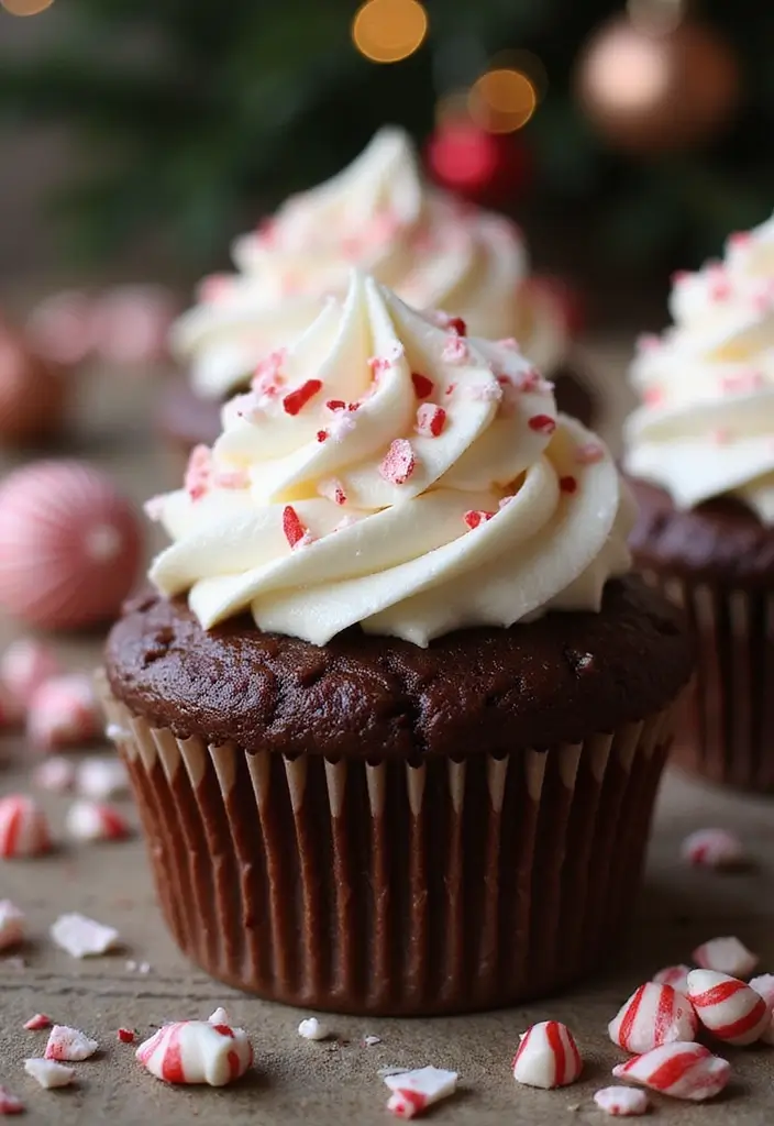 30 Cupcake Filling Ideas That Surprise and Delight - 25. Chocolate Peppermint