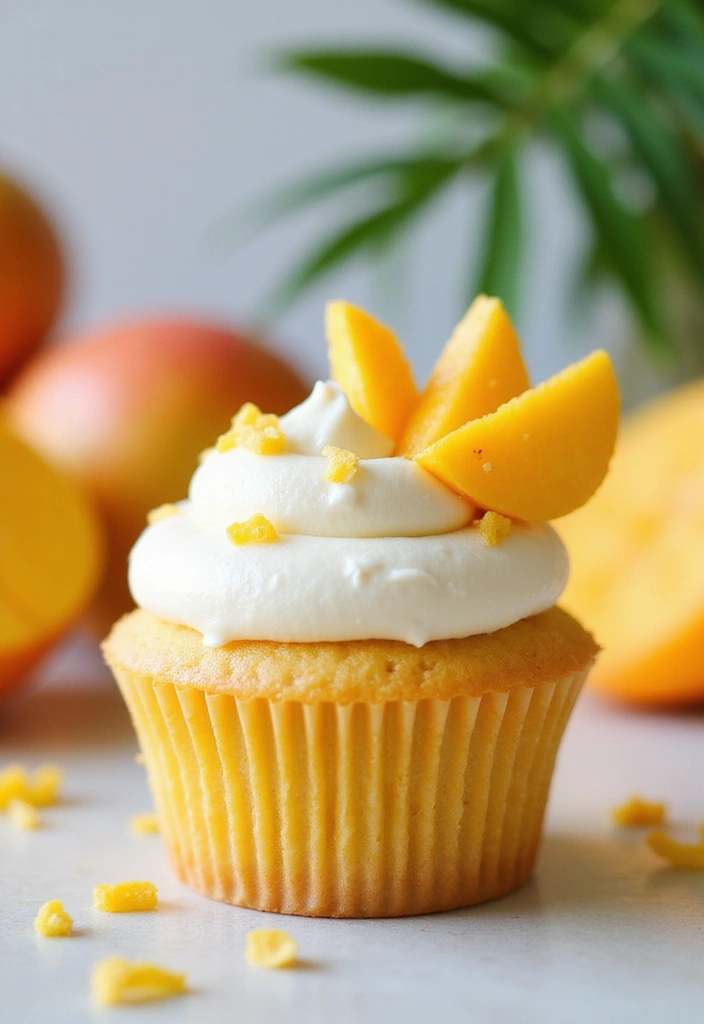 30 Cupcake Filling Ideas That Surprise and Delight - 8. Mango Mousse