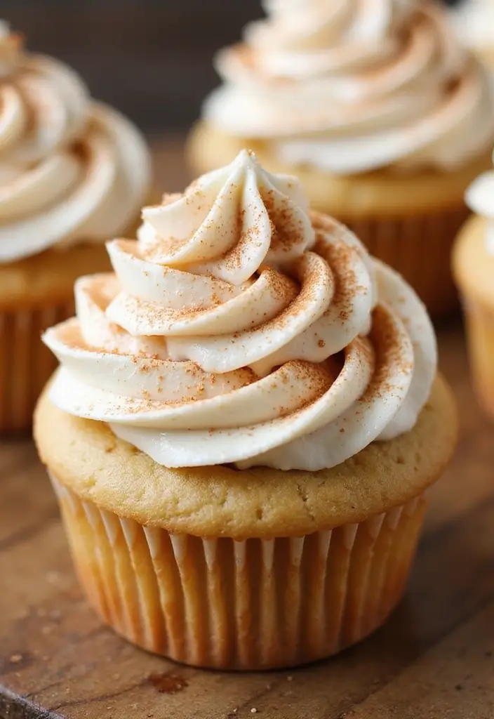 30 Cupcake Frosting Ideas You’ll Want to Lick Off the Spoon - 11. Cinnamon Roll Frosting