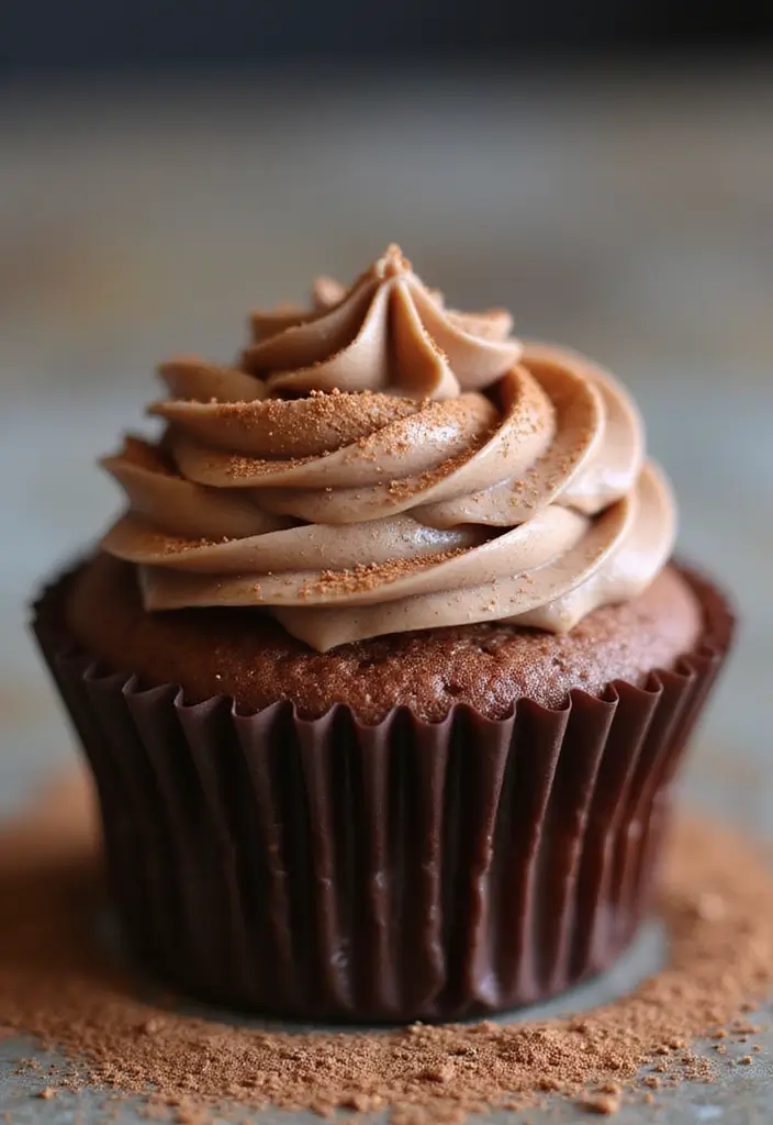 30 Cupcake Frosting Ideas You’ll Want to Lick Off the Spoon - 15. Mocha Frosting