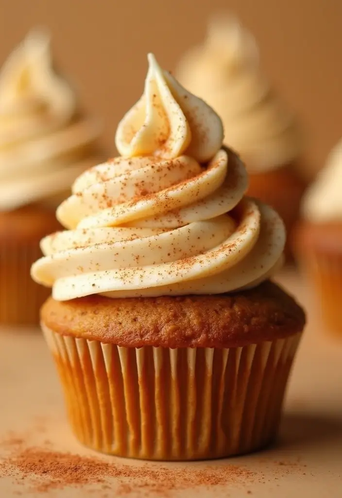 30 Cupcake Frosting Ideas You’ll Want to Lick Off the Spoon - 18. Pumpkin Spice Frosting