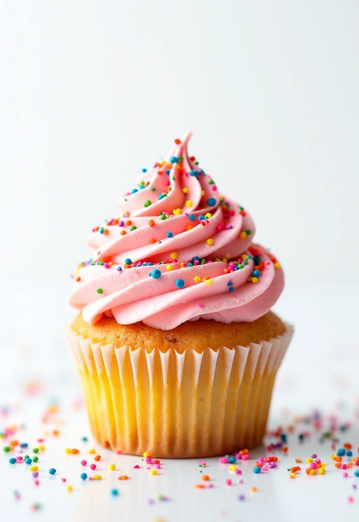 30 Cupcake Frosting Ideas You’ll Want to Lick Off the Spoon - 19. Funfetti Frosting