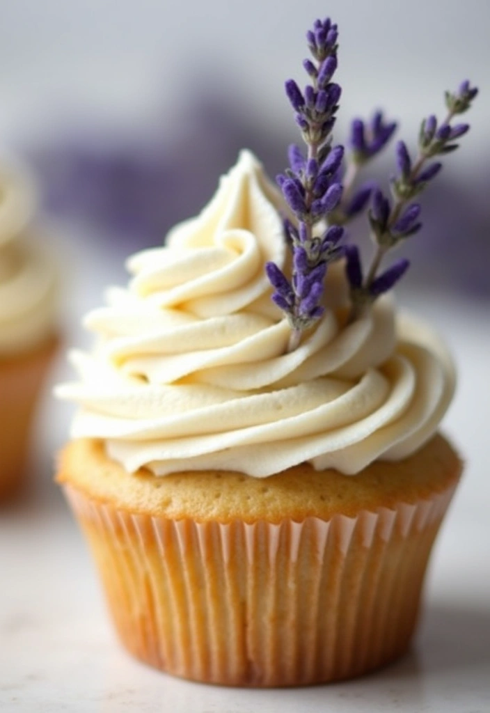 30 Cupcake Frosting Ideas You’ll Want to Lick Off the Spoon - 28. Honey Lavender Frosting