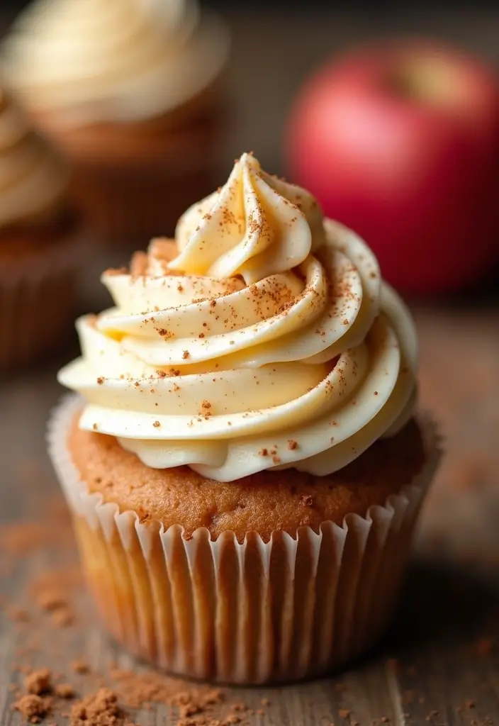 30 Cupcake Frosting Ideas You’ll Want to Lick Off the Spoon - 30. Spiced Apple Frosting