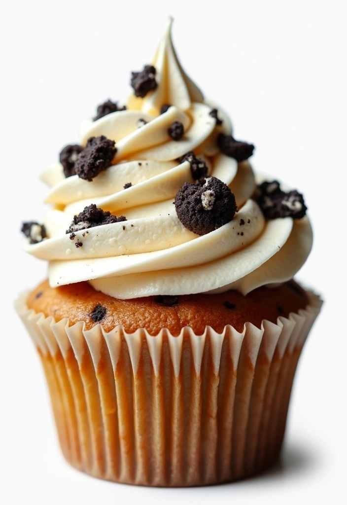 30 Cupcake Frosting Ideas You’ll Want to Lick Off the Spoon - 9. Cookies and Cream Frosting