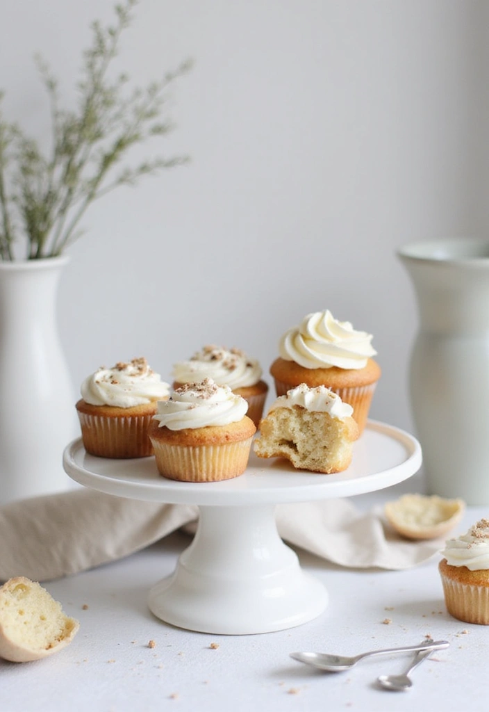 30 Cupcake Stand Ideas That Elevate Your Dessert Table - 9. Minimalist Cupcake Stand
