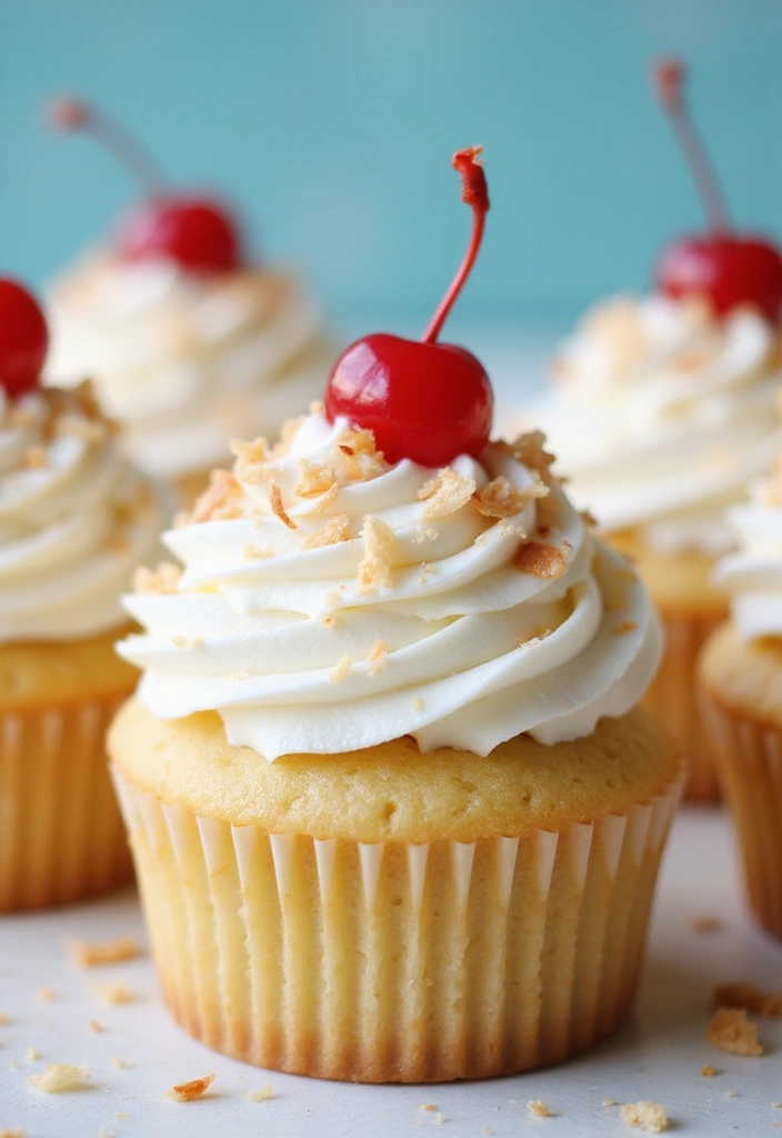 30 Easter Cupcake Ideas Perfect for Spring Celebrations - 13. Coconut Cream Cupcakes