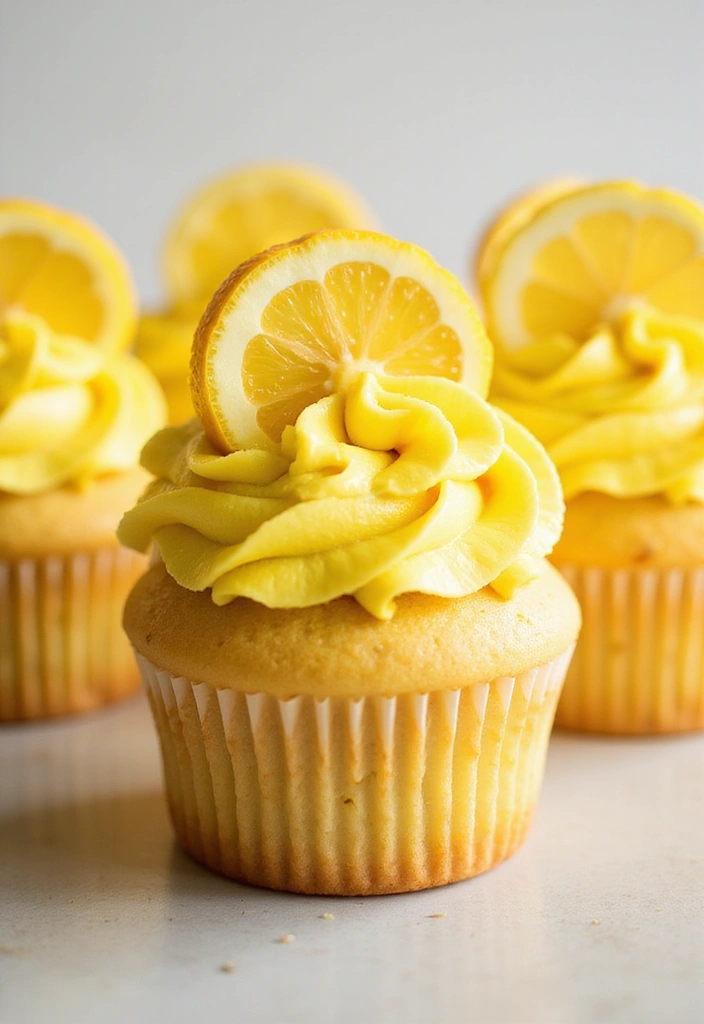 30 Easter Cupcake Ideas Perfect for Spring Celebrations - 7. Lemon Zest Cupcakes