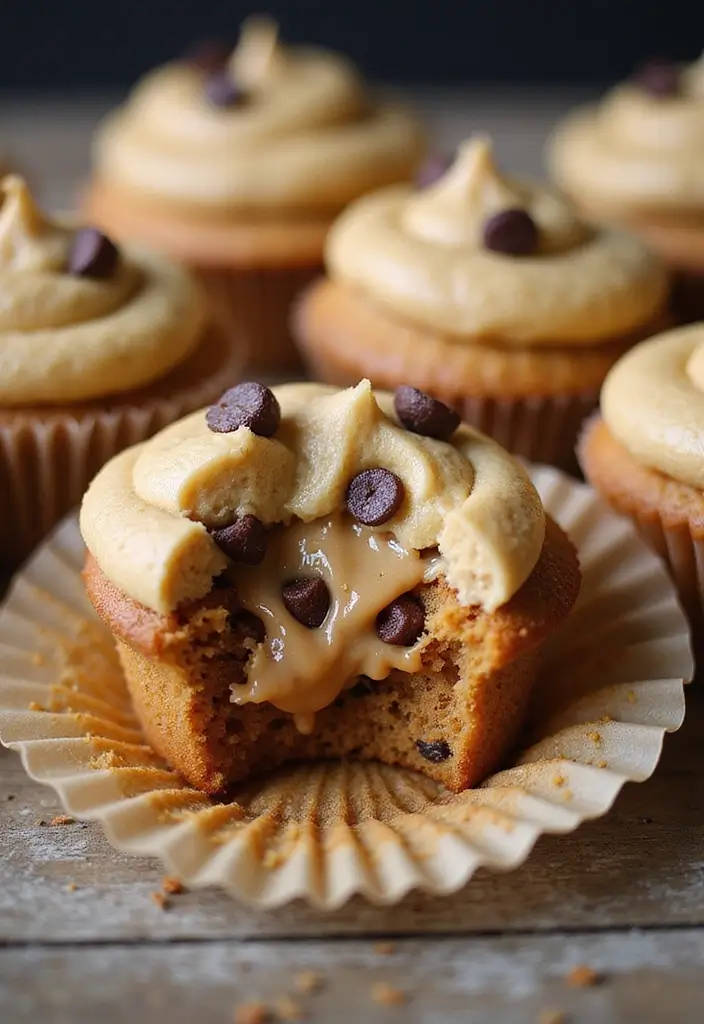 30 Easy Cupcake Cake Decorating Ideas for Beginners - 11. Cookie Dough Filling