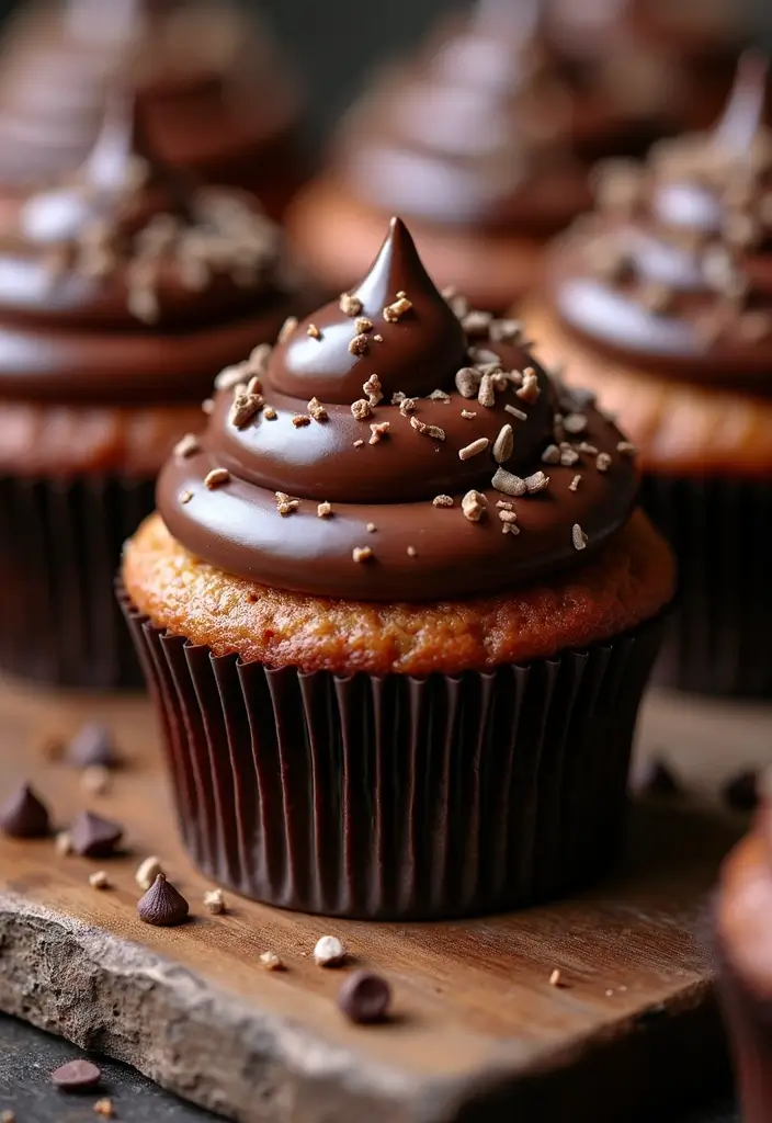 30 Easy Cupcake Cake Decorating Ideas for Beginners - 30. Chocolate Explosion Cupcakes