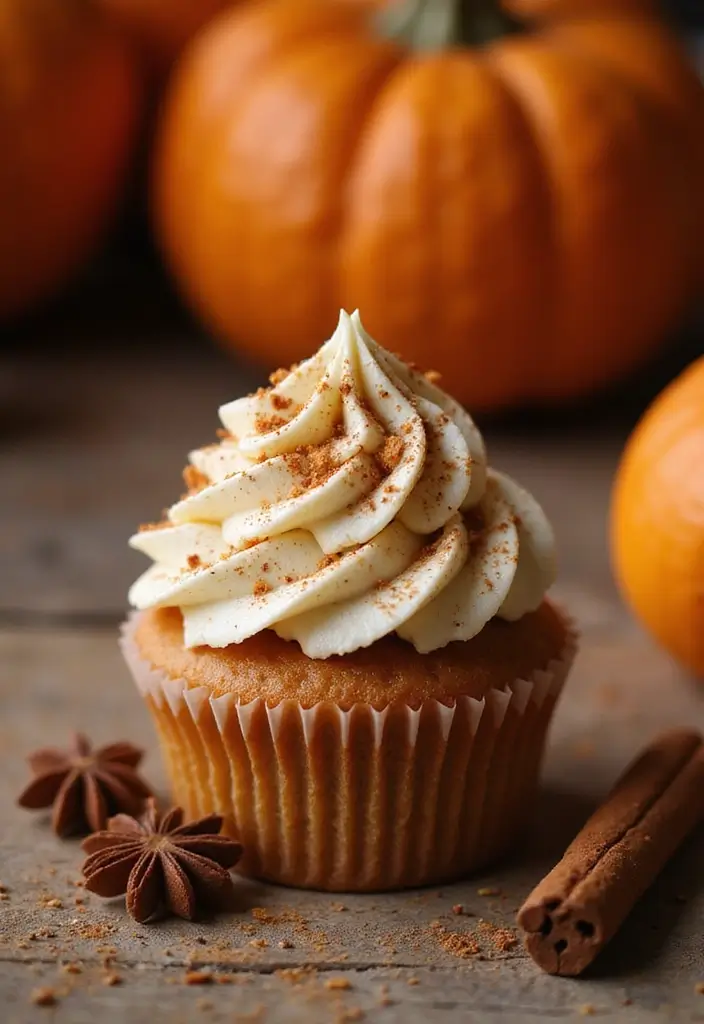 30 Easy Cupcake Decorating Ideas That Look Bakery-Perfect - 15. Seasonal Spice Topping