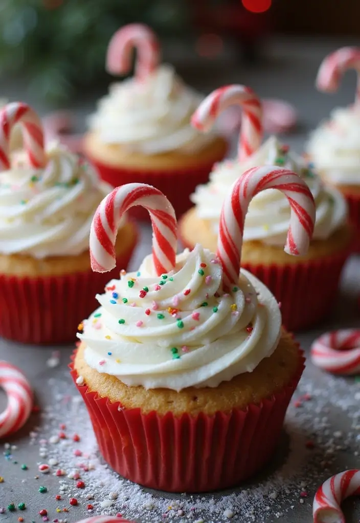 30 Fun Cupcake Decorating Ideas for Family Baking Nights - 26. Christmas Magic Cupcakes