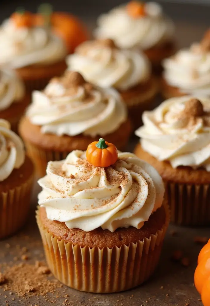 30 Sweet 16 Cupcake Ideas That Are Totally Instagram-Worthy - 1. Pumpkin Spice Cupcakes