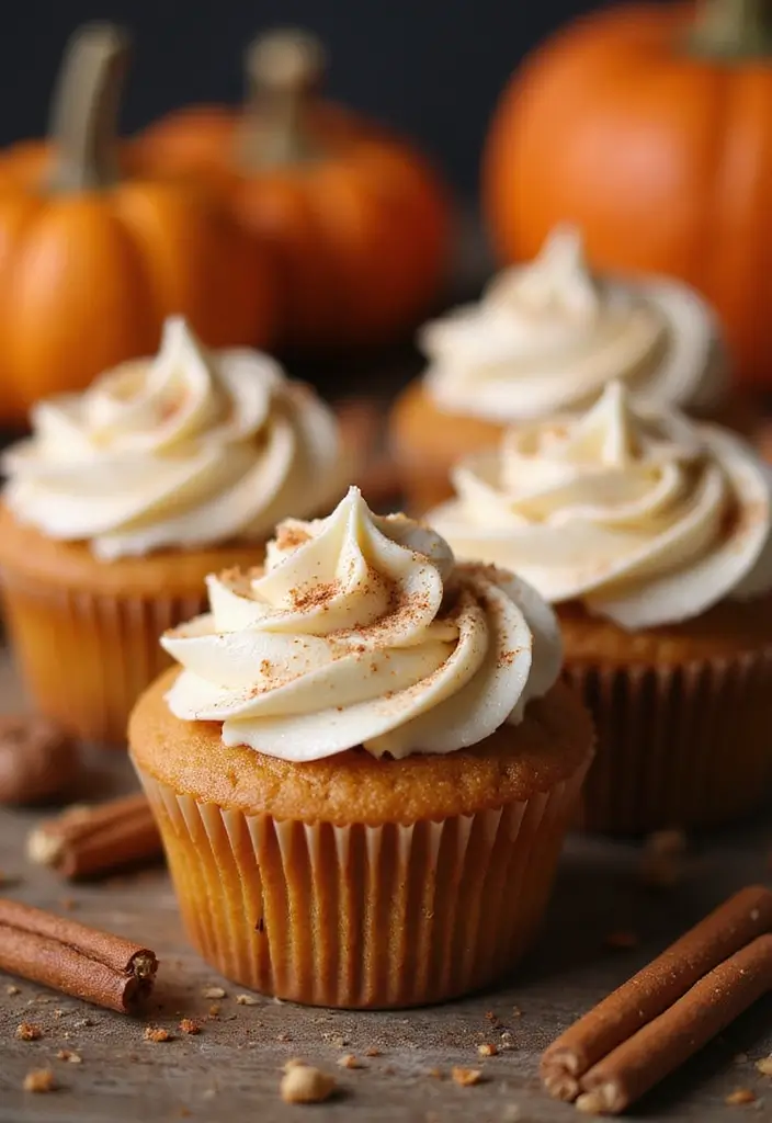 30 Sweet 16 Cupcake Ideas That Are Totally Instagram-Worthy - 16. Pumpkin Chai Cupcakes