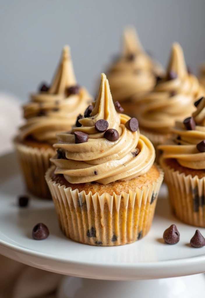 30 Sweet 16 Cupcake Ideas That Are Totally Instagram-Worthy - 17. Chocolate Chip Cookie Cupcakes