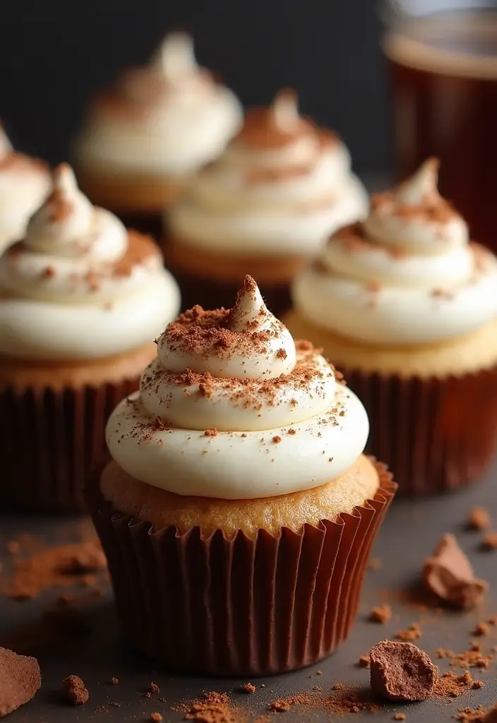 30 Sweet 16 Cupcake Ideas That Are Totally Instagram-Worthy - 27. Tiramisu Cupcakes