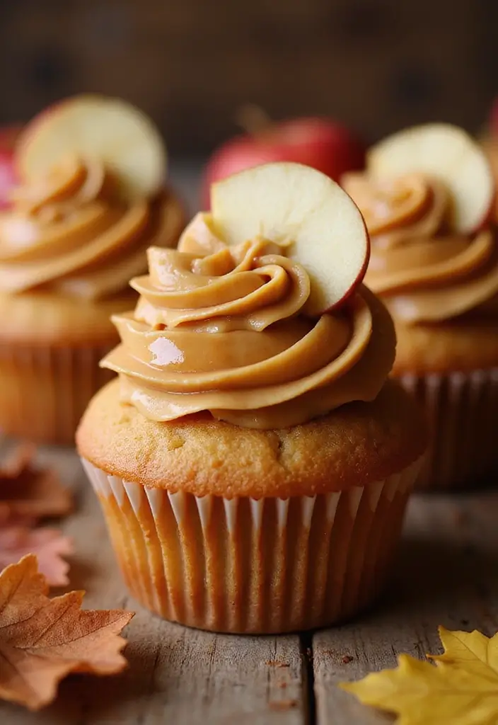 30 Sweet 16 Cupcake Ideas That Are Totally Instagram-Worthy - 3. Caramel Apple Cupcakes