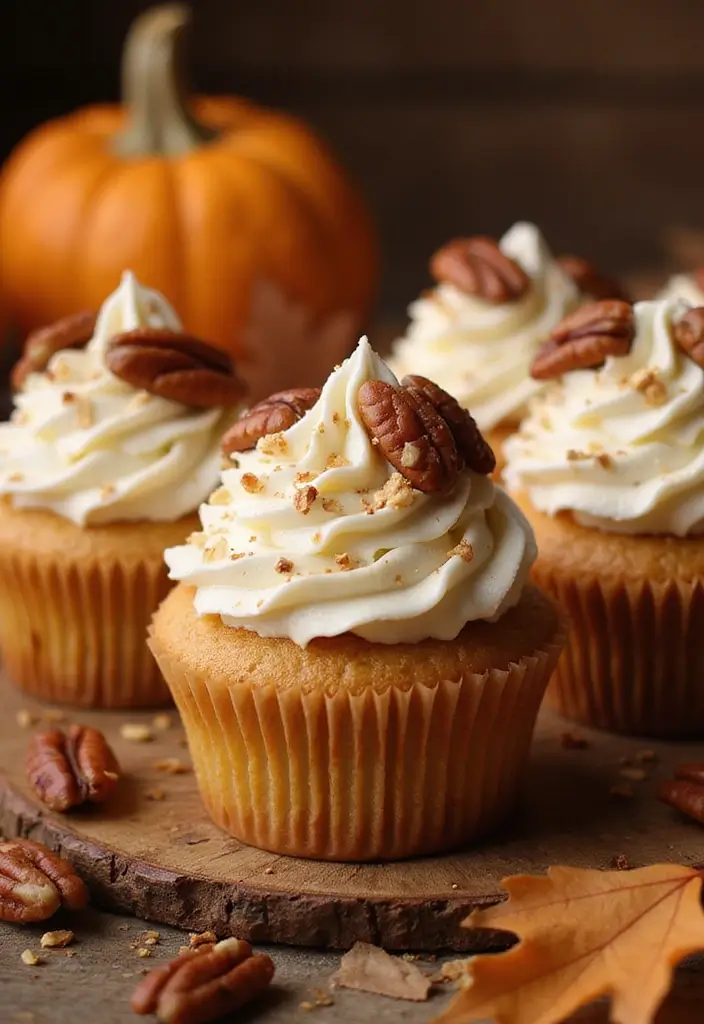 30 Sweet 16 Cupcake Ideas That Are Totally Instagram-Worthy - 4. Maple Pecan Cupcakes