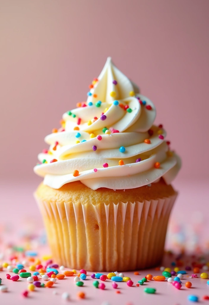 30 Wedding Cupcake Ideas for Elegant Dessert Tables - 20. Funfetti Party