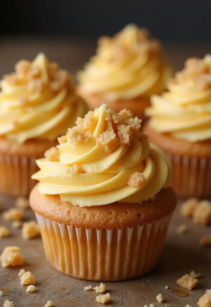 30 Wedding Cupcake Ideas for Elegant Dessert Tables - 27. Honeycomb Delight