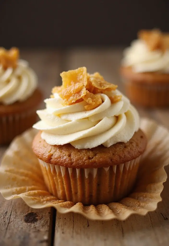 30 Wedding Cupcake Ideas for Elegant Dessert Tables - 29. Zesty Ginger