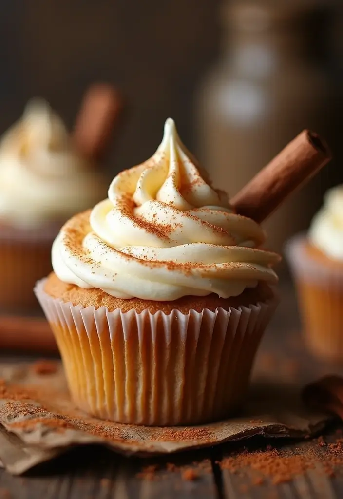 30 Wedding Cupcake Ideas for Elegant Dessert Tables - 4. Rustic Spice