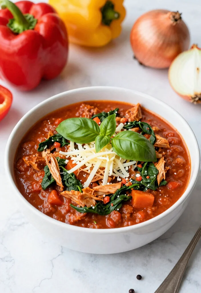 10 Best Keto Chili Recipes for Easy Hearty Low-Carb Dinners - 2. Turkey and Spinach Keto Chili