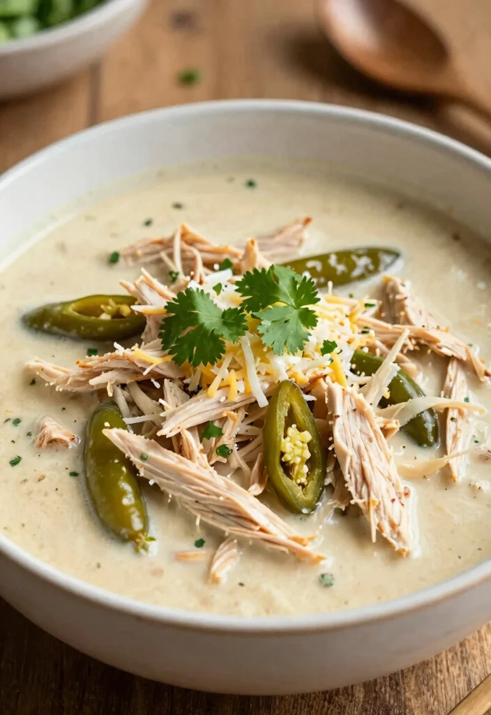 10 Best Keto Chili Recipes for Easy Hearty Low-Carb Dinners - 5. Creamy White Chicken Keto Chili