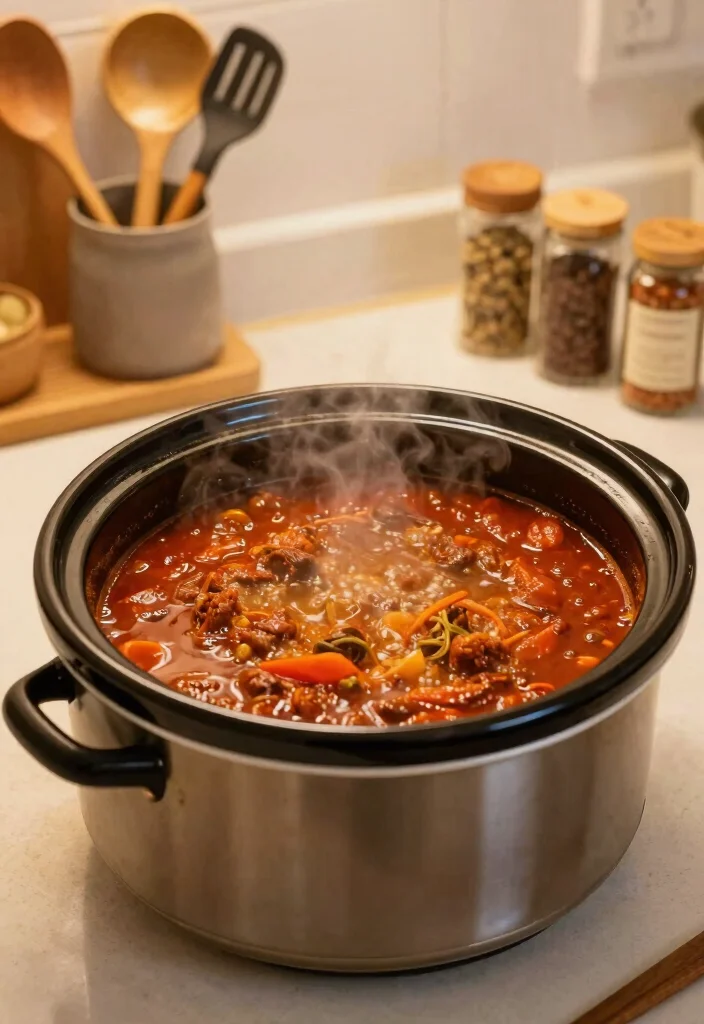 10 Best Keto Chili Recipes for Easy Hearty Low-Carb Dinners - 9. Slow Cooker Keto Chili