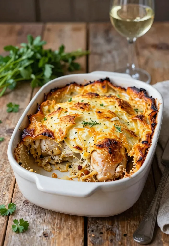 10 Bread Dinner Recipes for Cozy Simple Homemade Meals - 4. Chicken and Bread Bake