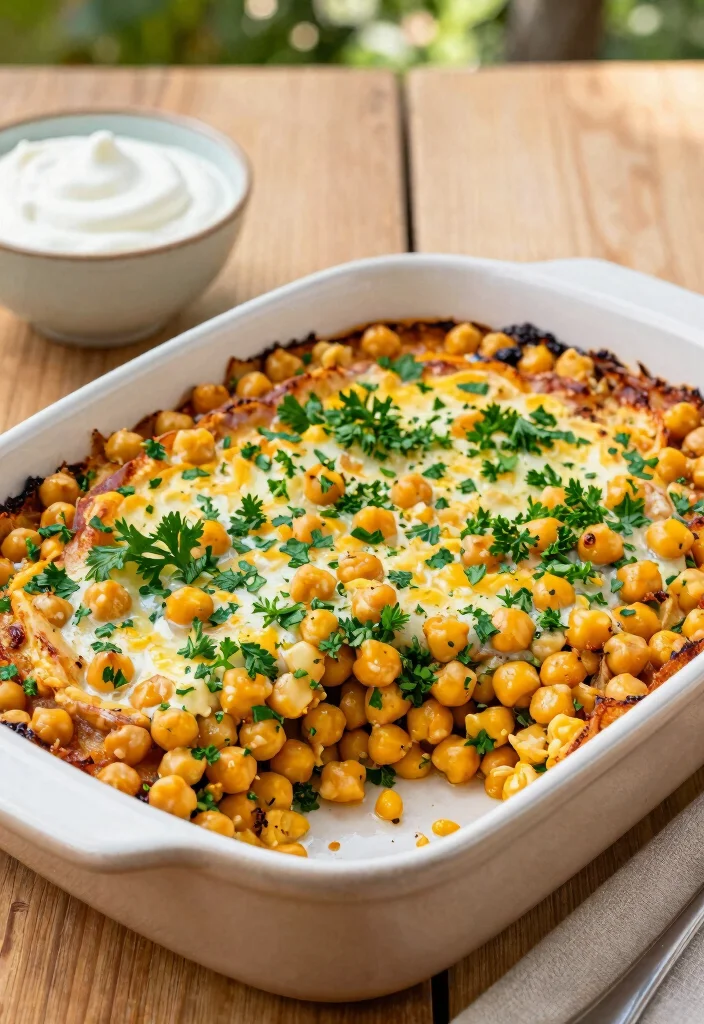 10 Bread Dinner Recipes for Cozy Simple Homemade Meals - 9. Mediterranean Chickpea and Bread Bake