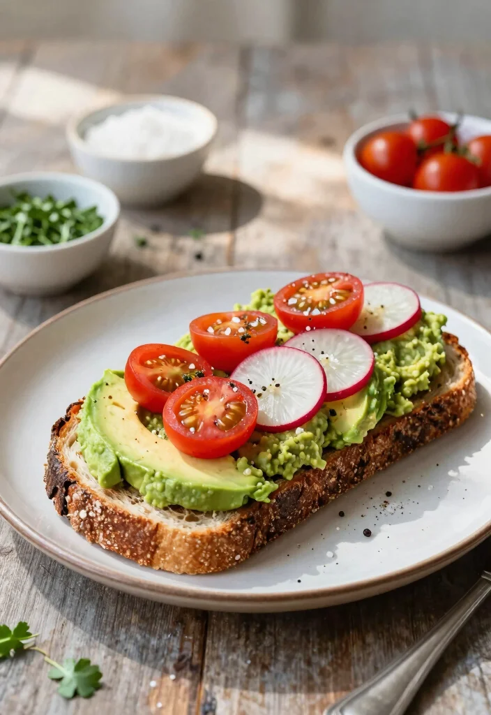 10 Five-Ingredient Vegetarian Recipes for Fast Simple Meals - 7. Avocado Toast