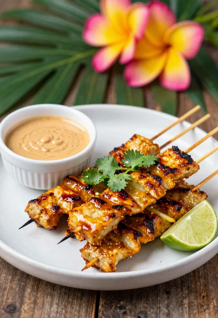 10 Indonesian Vegetarian Recipes for Bold Flavorful Plant Meals - 2. Tempeh Satay: Flavorful Skewers