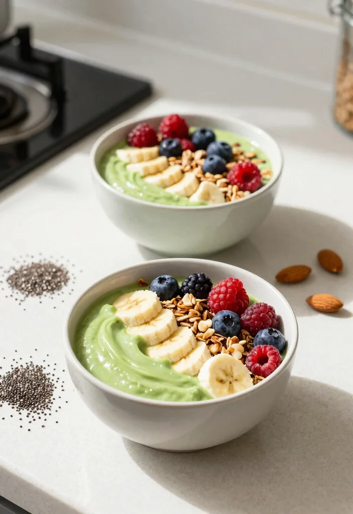 10 Iron-Rich Vegetarian Recipes for Easy Nourishing Eating - 6. Iron-Packed Smoothie Bowl