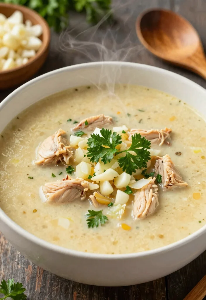 10 Keto Chicken Soup Recipes for Cozy Low-Carb Comfort - 1. Creamy Garlic Chicken Soup