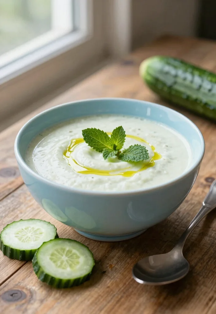 10 Keto Cucumber Recipes for Fresh Light Low-Carb Meals - 4. Chilled Cucumber Soup