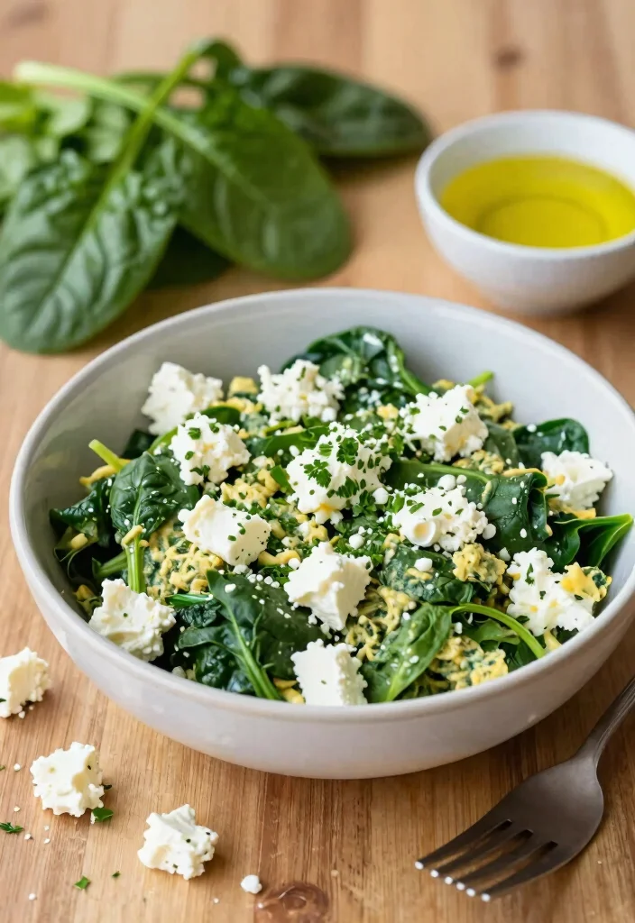 10 Keto Egg White Recipes for Light High-Protein Eating - 1. Spinach and Feta Egg White Scramble