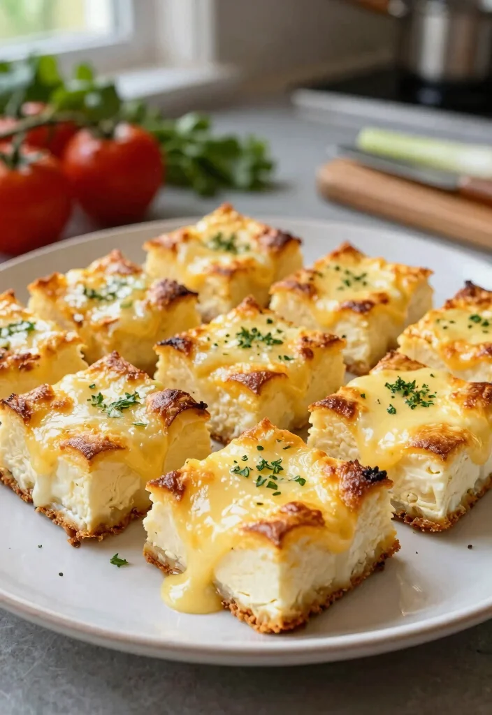 10 Keto Egg White Recipes for Light High-Protein Eating - 8. Baked Egg White and Cheese Squares