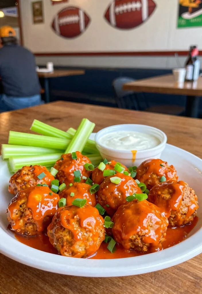 10 Keto Meatball Recipes for Easy Satisfying Low-Carb Meals - 2. Spicy Buffalo Chicken Meatballs